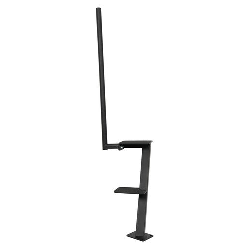 Solid Spare Adjustable Trailer Tongue 2 Steps Dual Steps For Bass Boat Trailer Pontoon Boats