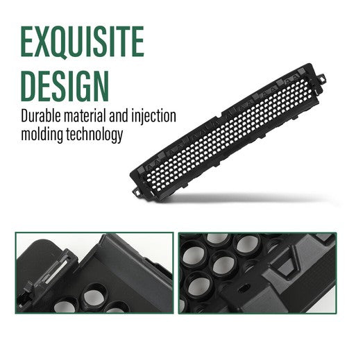 Solid Spare Fit For 2020-2024 Land Rover Defender 90 110 130 Front Bumper Lower Grille Cover