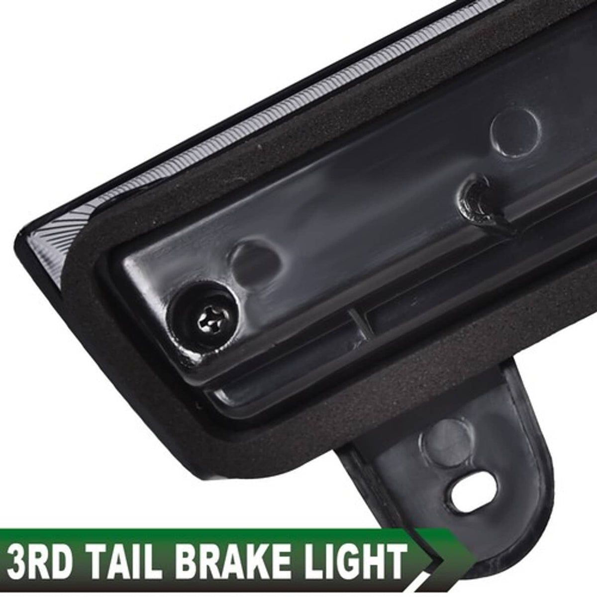 Solid Spare Fit For 2000-2006 Suburban Tahoe Yukon Black LED Third Brake Light Cargo Lamp