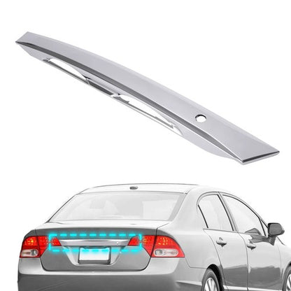Solid Spare Silver Rear Trunk Deck Lid Trim For 2006-2011 Honda Civic Sedan 4-Door