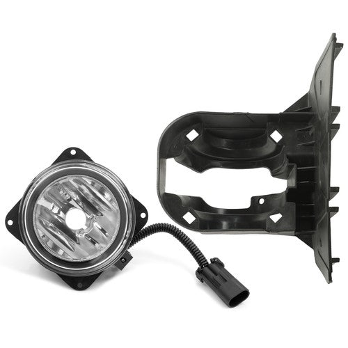 Solid Spare Driver Left Fog Light Lamp For 00-04 Ford F-150 F150 Harley Davidson w/ Bracket