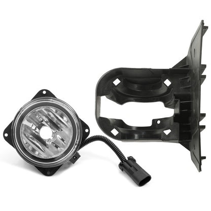 Solid Spare Driver Left Fog Light Lamp For 00-04 Ford F-150 F150 Harley Davidson w/ Bracket