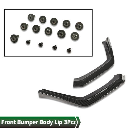 Solid Spare Front Bumper Lip Spoiler Splitter Fit For 2015-2021 Subaru WRX STi CS-Style