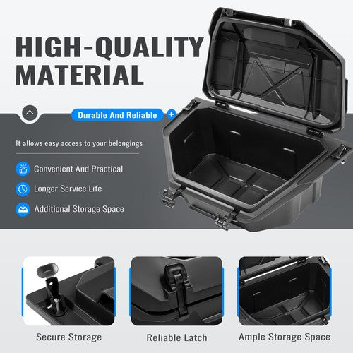 Solid Spare 36QT Rear Cargo Tool Storage Box For Polaris RZR Pro R 4 2022-2025 #2884236