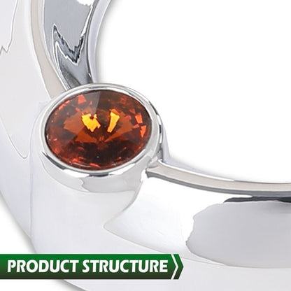 Solid Spare New Fit For Gauge Cover For Older Freightliner Century Jewel Visor 2 3/8 Orange