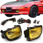 Solid Spare A Set Fog Lights Yellow For Toyota MR2 1991-1995 Front Bumper Lamps W/ Bulbs