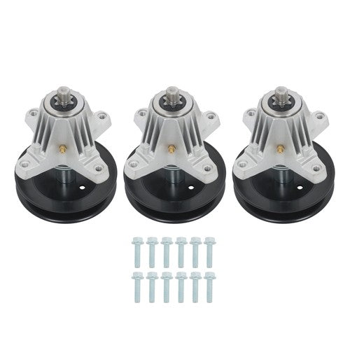 Solid Spare 3 Pack Spindle Assembly For MTD Cub Cadet Troy Bilt 918-06978 618-06978 285-705