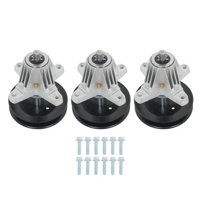Solid Spare 3 Pack Spindle Assembly For MTD Cub Cadet Troy Bilt 918-06978 618-06978 285-705