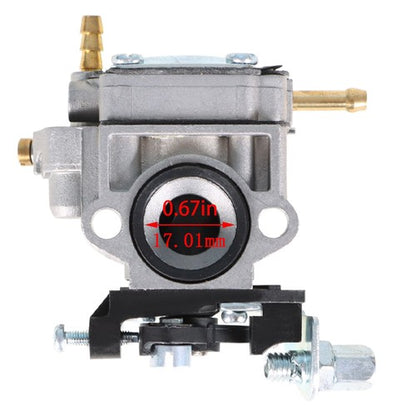 Solid Spare Carburetor Kit For Ryobi RLT26CDSN Homelite HlT25CNB Trimmers W / Spark Plug
