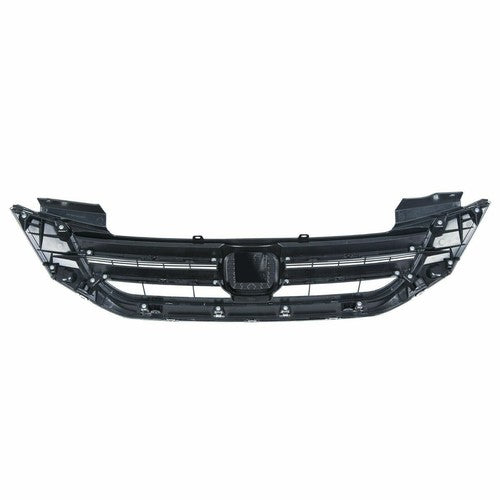 Solid Spare Chrome Front Upper Bumper Radiator Grille for Honda Accord Sedan 2013 2014 2015