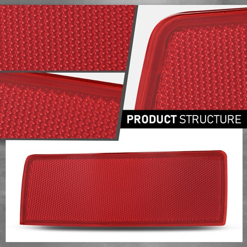 Solid Spare Rear Bumper Reflector Light Fit For 2010 2011 2012 Mercedes Benz GLK350 Right