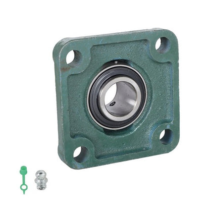 Solid Spare 4 PCS UCF205-16 Solid Base Pillow Block Flange Mounted Bearing 1" Bore 4 Bolt