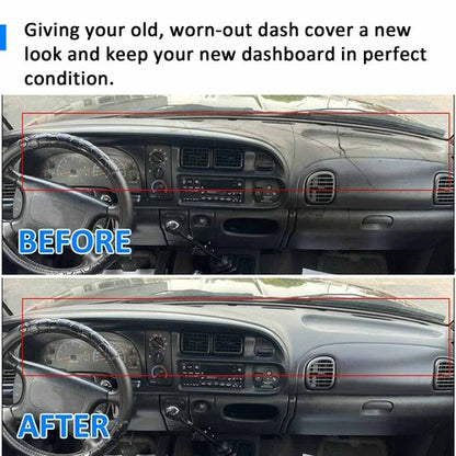 Solid Spare For 1998-01 02 Dodge Ram 1500 2500 3500 Dark Gray Instrument Dash Pad Top Cover