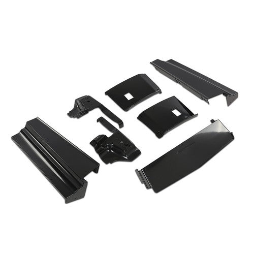 Solid Spare Fit For 1979-1985 Cadillac Eldorado Rear Bumper Fillers Set of 7 Black