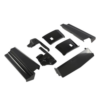 Solid Spare Fit For 1979-1985 Cadillac Eldorado Rear Bumper Fillers Set of 7 Black