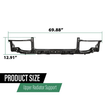 Solid Spare Fit For Dodge Charger 2011-2014 Upper Radiator Support Upper Tie Bar #68142202AA