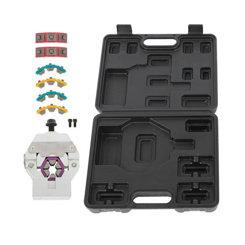Solid Spare 5/16"-5/8" Hose Crimping Tools A/C Manual Hose Ferrule Crimper Kit 71550 4 Dies