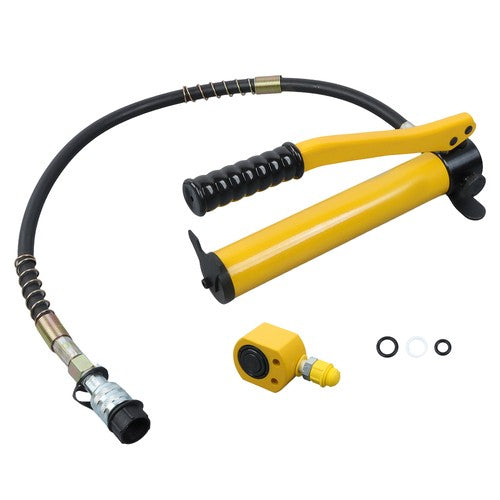 Solid Spare 10 Ton Hydraulic Porta Power Jack Air Pump Lift Ram Body Frame Repair Heavy Duty