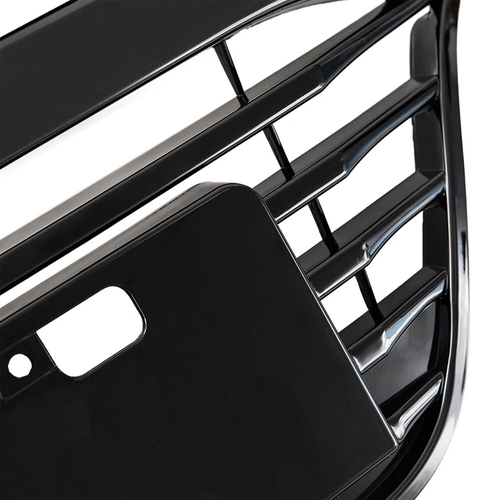 Chrome & Black Front Upper Grille Grill For 2016-2018 Honda HR-V HRV Assembly
