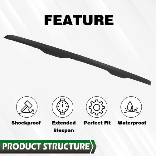 Solid Spare Fit For 2022-2023 Chevrolet Equinox Rear Bumper Lower Trim Molding 84757957