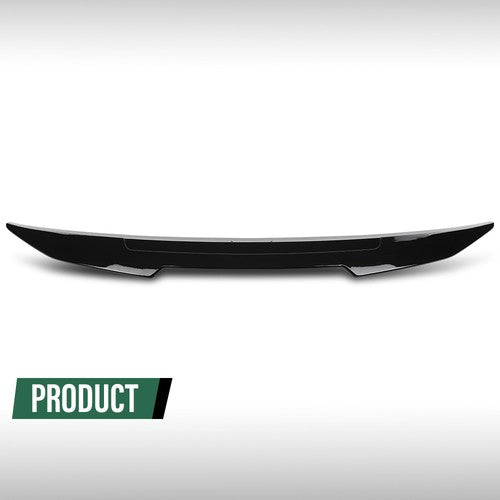 Solid Spare Fits 2021+ BMW G22 430i M440i & G82 M4 Glossy Black PSM Style Trunk Spoiler Wing