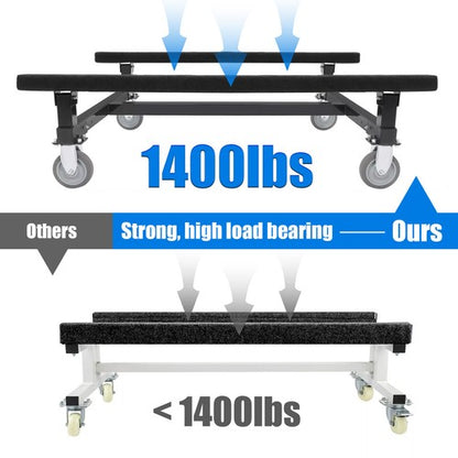Solid Spare 23"x17" 1400lbs Capacity Watercraft Dolly Boat Jet Ski Stand Storage Cart