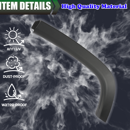 Solid Spare Fit For 2017-2022 Jeep Compass Wheel Opening Molding Fender Flare Rear Left Side