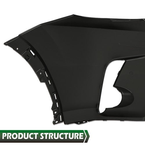 Solid Spare Fit For 2017 2018 2019 Toyota Highlander Front Bumper Cover Assembly TO1000427
