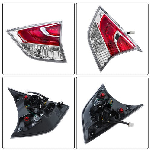 Solid Spare Tail Light For Nissan Rogue 2014-16 RH Tail Light Replacement Lamp Single Right
