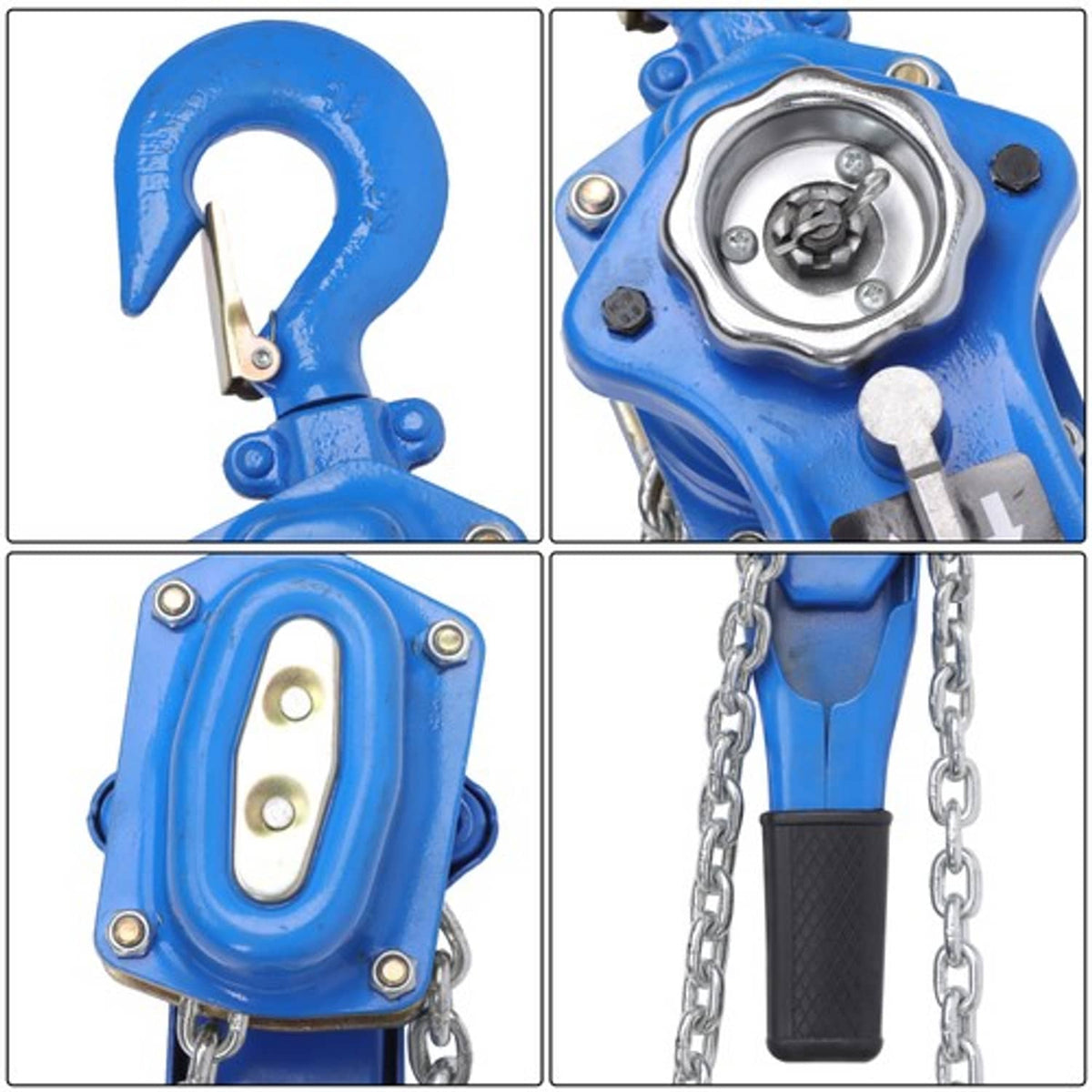 Solid Spare Trigger hoist 1650lbs Lifting height 10ft/3m G80 galvanized manganese steel φ5mm