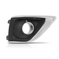 Solid Spare Fit For 2019-2020 Buick Envision Fog Light Bezel Lamp Cover w/ Chrome Trim Right