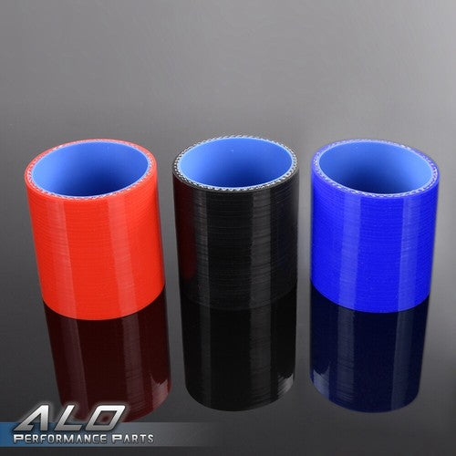 Solid Spare New 68mm Silicone Straight Hose Coupler Turbo Intercooler Hose Black