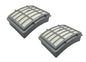 Solid Spare (2) HEPA Post Filter for Shark XHF350 Navigator Lift-Away Vacuums NV350 - NV370