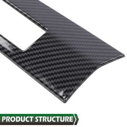 Solid Spare Fit For 20-23 Chevy Corvette C8 Carbon Look Heads Up Display Panel Cover Trim