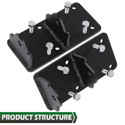 Solid Spare Fit For 1973-1998 Chevy LS LSX Engine Swap Adapter Plate Mount Bracket Kit