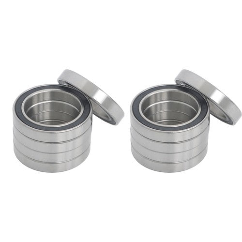 Solid Spare 10Pcs 6910-2RS Bearings 50×72×12mm Double Rubber Seals Deep Groove Ball Bearing