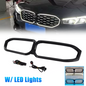Front Bumper Grille LED Lights Trim Cover For BMW G20 320i 330i M340i 2023-2025