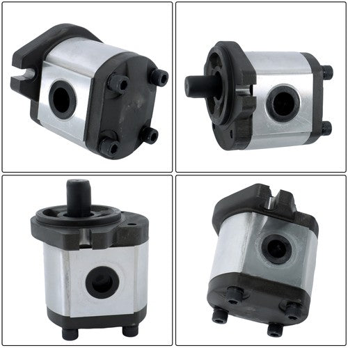 Solid Spare 2-10 GPM Hydraulic Gear Pump 3/4" Keyed Shaft CCW Cast Iron Flange SAE A-2 Bolts