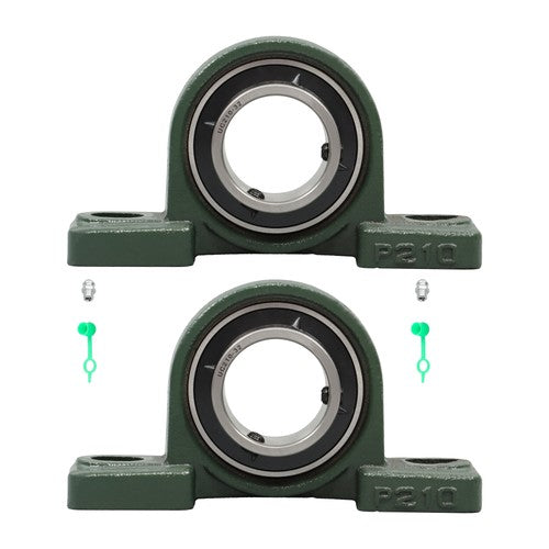 Solid Spare 2 Pack UCP210-32 Pillow Block Mounted Ball Bearing 2" Bore Self Aligning New