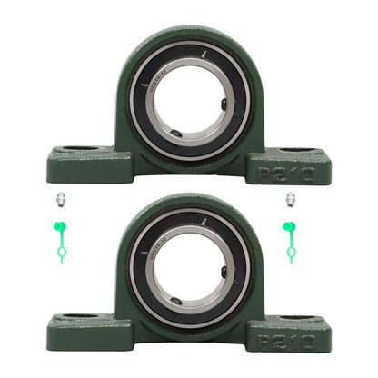 Solid Spare 2 Pack UCP210-32 Pillow Block Mounted Ball Bearing 2" Bore Self Aligning New