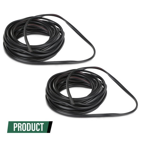 Solid Spare 2*30ft Universal Fender Flare Edge Trim Fender Flare Wheel Arch Rubber Seal