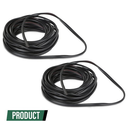 Solid Spare 2*30ft Universal Fender Flare Edge Trim Fender Flare Wheel Arch Rubber Seal