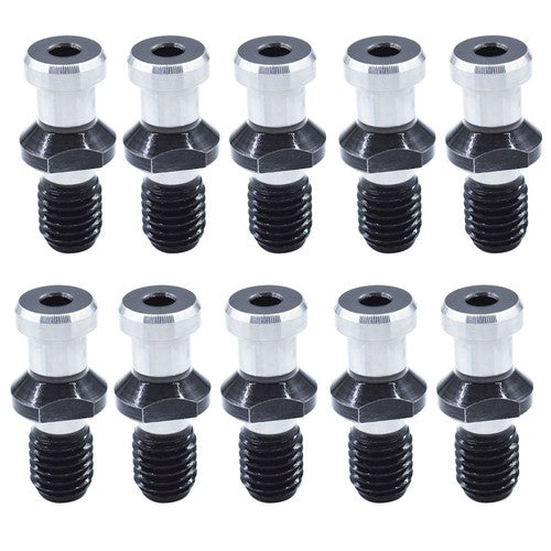 Solid Spare CAT40 75?? 0.747" Pull Stud Coolant Thru Retention Knob For Mori Doosan 10Pcs