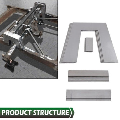 Solid Spare Universal Weld on Lowering Truck Under Bed Frame 10" Step C Notch Kit 2" Wide GM
