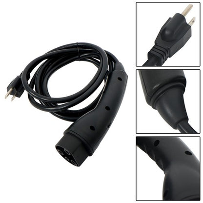 Solid Spare Fits For Evolution ICON Golf Carts Charging Power Cord Assembly Black