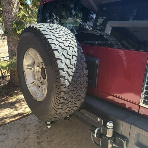 Solid Spare Rear Spare Tire Carrier For Hummer H2 2003-2009 Rack w/ Drop-down Option Steel