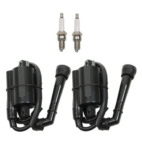 Solid Spare 2 x Ignition Coil Spark Plug For VS700 86-87 VS750 88-91 VS800 92-04 33410-38A02