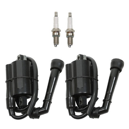 Solid Spare 2 x Ignition Coil Spark Plug For VS700 86-87 VS750 88-91 VS800 92-04 33410-38A02