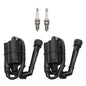 Solid Spare 2 x Ignition Coil Spark Plug For VS700 86-87 VS750 88-91 VS800 92-04 33410-38A02