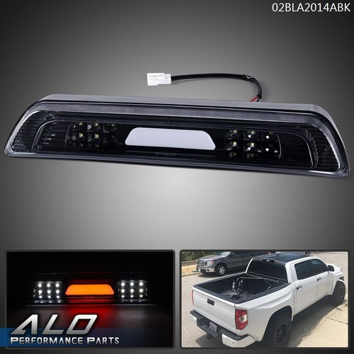 Solid Spare Fit For 07-18 Toyota Tundra Rear Third 3rd Brake Light Led Cargo Lamp Black